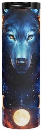 The Coloured House Dreamcatcher Wolf - Tumbler 17Oz