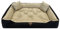 Dogs 4 Life Hundebett XXL | Hundebett große Hunde | Hundebett mittelgroße Hunde | Hundebett kleine Hunde | Hundekissen | Outdoor Hundebett | Orthopädisch (XS, Beige)