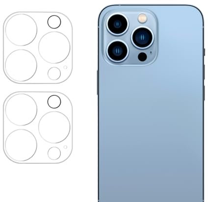 Trimming Shop Camera Lens Protector Compatible For iPhone 14 Pro & iPhone 14 Pro Max 9H Tempered Glass, Anti-Scratch, Anti-Shatter, HD Clear, Anti-Fingerprint, Case Friendly, Clear, Pack of 2