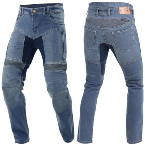 Trilobite Parado Blue Monolayer Slim Motorrad Jeans, blau, 40/34