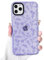 NITITOP Compatible for iPhone 11 Pro Max Case Cute Flower Floral Clear for Women Girl Ultra Slim Crystal Shockproof Soft TPU Anti-Yellow Protective Phone Cover - Purple