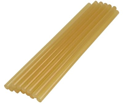 A ABSOPRO 12 Pcs 7mmX200mm Hot Glue Stick Dent Repair Yellow for Car | for Auto Body Paintless, Resin, Hot Melt Glue Sticks