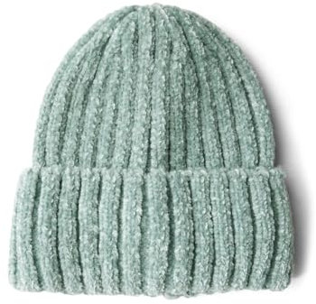 CECIL Damen B572653 Chenille Knit Cap, glaced salvia Green, A