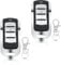 WODHMIEY 2PCS 4 Buttons 250-913MHz Full Band, Wireless Copy Remote Controller, Wireless Remote Control Opener, Supports Wide Range of Rolling Codes Encrypted Copying, for Garage Door, Home Security