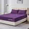 Aisbo Spannbettlaken 180x200cm Bettlaken Boxspringbett - Bett Laken Lila 180x200 aus Premium Mikrofaser, weiches Spannbetttuch 180 x 200 Steghöhe 40cm für Wasserbett Bed Fitted Sheet