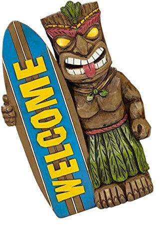 RORPOIR Hawaiianische Form Kunstharz Kunsthandwerk Aus Kunstharz Hawaii-Figur Ornament Für Büro Tisch Bücherregal Dekoration