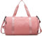 X SIM FITNESSX Sac de sport avec compartiment à chaussures pour homme et femme - Sac de sport - Sac de voyage pour le sport, la gym et le fitness - Voyage, Rose, sport