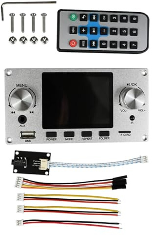 7,1 cm IPS-Display, USB, TF, 3,5 mm, AUX, Bluetooth, kabelloser Empfänger, MP3-Player, Audio-Dekodierplatine
