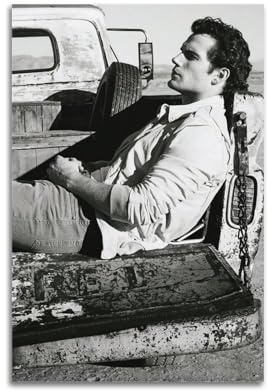 Henry Cavill Poster, Wandkunst, Leinwand, ästhetische Musik- und Filmdekoration, Wohnzimmer, Schlafzimmer, 40 x 60 cm, ungerahmter Stil