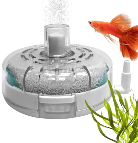 Filtro Piccoli Acquari pompa di ricambio per filtrazione del purificatore | Filtro Per Boccia Pesci Ricambio Per Tartarughe Gamberi Stagno Acqua Terrario Allevamento Pompa Depurante Filtrazione