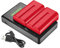 Neewer NP-F550 2-Piece Replacement Battery Charger for Sony Np F 970, F 750, F 770, F 960 F 550, F 530