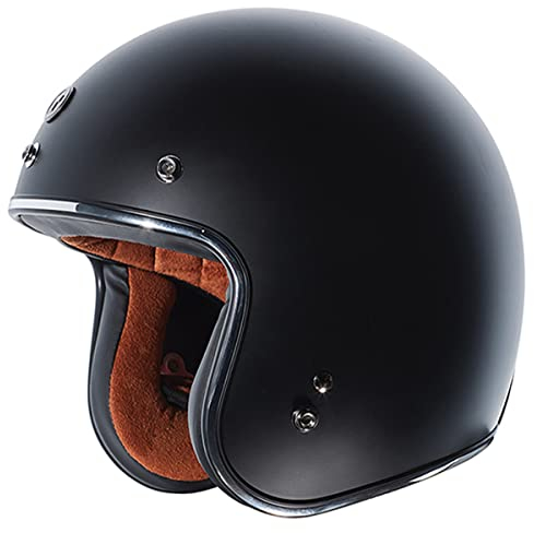 TORC T5015BN25 Jethelm, 3/4-Größe, Schwarz/Knochen