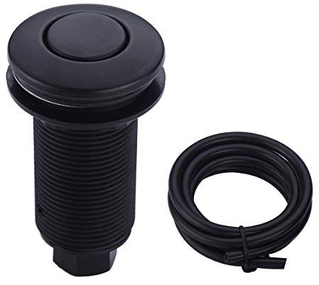 SINKINGDOM Druckluftschalter für Spülbecken, Müllentsorgungsteil, Mattschwarz