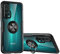 SORAKA Cover Trasparente per Honor 20 Pro con Supporto anello,Cover Acrilico trasparente Custodia Honor 20 Pro con piastra metallica per Supporto Auto Smartphone Magnetico