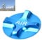 Ventildeckel aus Aluminiumlegierung, Federgabel vorne, Ventildeckel, wasserdicht, Luft, Axxessory (blau)