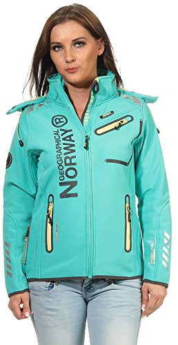 Geographical Norway Damen Softshell Jacke G-ROSE - LAGOON - L/3