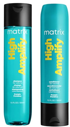 Matrix | High Amplify | Volume Shampoo and Conditioner to Volumise Fine, Flat Hair, Total Results, Duo Set