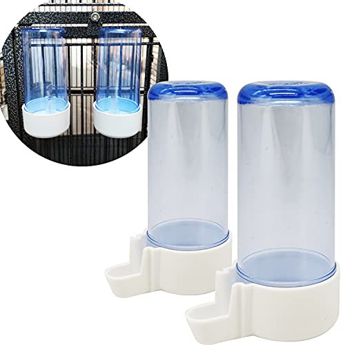 BPS BUENA PET SHOP Tiertränke, 2x Futtertränke, Größe L, Länge 13 cm, für Papageien, Kaninchen, Hühner, Tauben, Vögel, Wachteln, andere Haustiere
