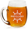 Maverton Boccale personalizzato per la Birra in vetro - capienza 500 ml - H12cm x Ø8,5cm - perfetta idea regalo per compleanno per uomo amante della Birra - capitano