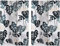 Kobolo Paravent Spanische Wand Raumteiler Sichtschutz -Leaves- 120x170 cm