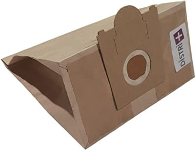 Distri+ - Sac aspirateur compatible BOSCH/SIEMENS TYP H, SUPER E, TYP G XL, HYGIENIC POWER, TECHNOPOWER - La pochette de 10 s