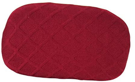 LOVIVER Kopfkissenbezug für Bürostuhl, Kopfkissenbezug für Drehstuhl, Armlehne, Kopfstützenbezug, elastisch und dehnbar, abnehmbar, Rot