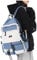 HYC00 Schulrucksack Teenager Mädchen Jungen Schulranzen Rucksack Damen Schule College Backpack Wasserdicht Schultasche 14 Zoll Laptop Rucksack für Die Schule Reise Tagesrucksack School Bag,Königs Blau