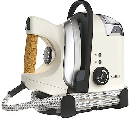VIOLA Espresso Centrale Vapeur, Design Breveté en Italie, Compact, Pression Chaudière de 3,5 Bar, Repassage Facile