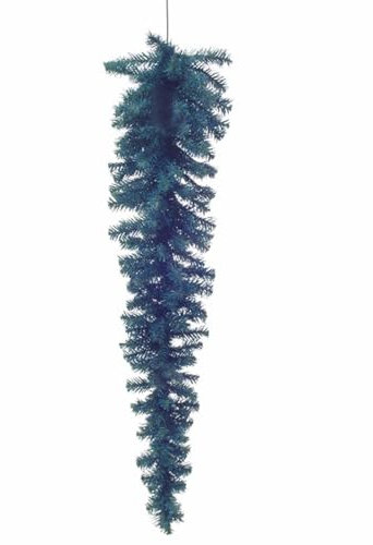 artplants.de Kunstbaum Blautanne Malani, hängend, blau, 105cm - Kunst Tannenbaum