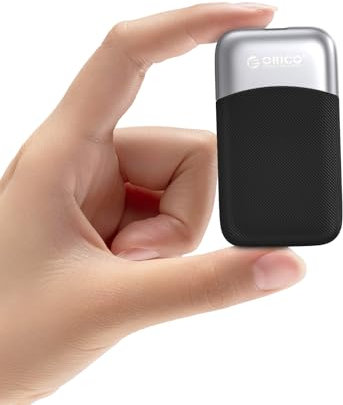 ORICO 512GB SSD esterno fino a 2000MB/s, unità portatile a stato solido con cavo USB C&A da 20Gbps, archiviazione affidabile per smartphone Type-C, tablet, laptop, USB 3.2 Gen 2x2- M20