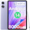 OUKITEL OT6 Android 14 Tablet WIFI - 2024 Tablet 10.1 inch, 8000mAh Big Battery,tablets with pen,80dB Dual speaker, Widevine L1, Bluetooth 5.0, 2 Years Warranty, Purple