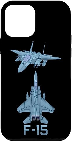 Hülle für iPhone 12 mini F-15 Tactical Jet Fighter Flugzeug Flugzeugdiagramm