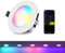 GEYUEYA Home Einbaustrahler Led, Led Spots Bluetooth Intelligent 230v 9W mit Fernbedienung+Smart Bridge, Spots Deckenleuchte, Deckenspots für Küche Wohnzimmer Schlafzimmer