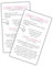 Carpet Sprinkles Freshener Instructions and Warning Label Pink Cards | 50 pk 2x3.5” DIY Crafters Deodorizer Jar Scents for Selling Packaging