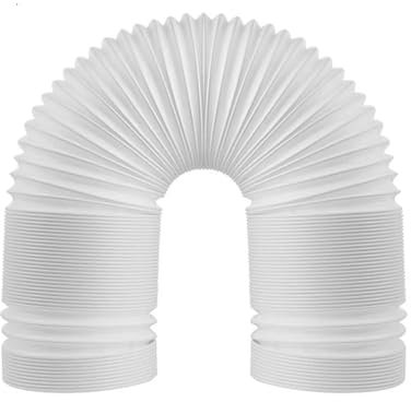 Rallonge de Conduit d'air Universelle, raccords de Tuyau d'échappement de climatiseur rétractable, Tuyau de Ventilation de climatiseur Mobile(130mmx1.5m)