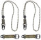 Bncxdc lanyard, 4 piezas cuelga llaves cuello, 2 piezas lanyard largo y 2 piezas lanyard corto, Compuesto de lanyard, Adecuado para viajar, deportes y uso al aire libre