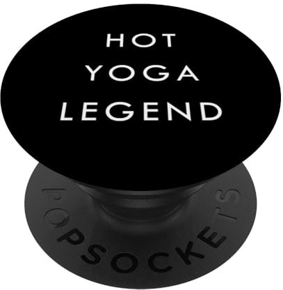 Hot Yoga Legende und Meditation - Namaste Vintage Yoga PopSockets Klebender PopGrip
