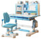 yatuiex Kinderschreibtisch höhenverstellbar, Schreibtisch Kinder ab 6 Jahren, Kinder Schreibtisch und Stuhl Set, Vielseitige Lagerung, Breite Tischplatte 80 x 60 cm mit verstellbarem Winkel