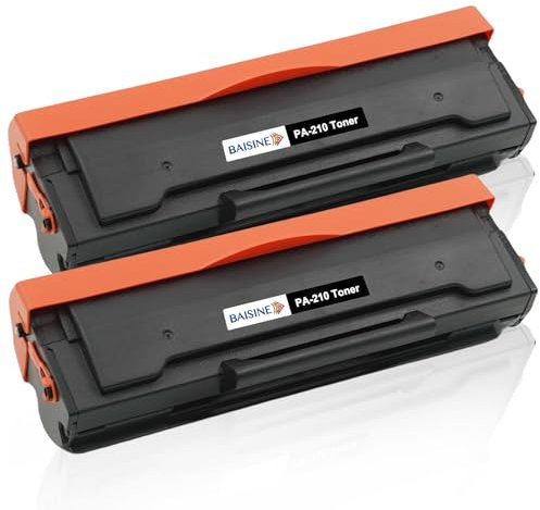 BAISINE PA210 Tonerkartusche Schwarz Kompatibel für PA210 PA-210 Schwarz für P2502W P2500W M6500W M6500NW M6550NW M6550N M6550NW M6600N M6600NW