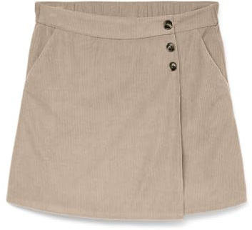 VERO MODA Vmelly Hw Short Wrap Skirt WVN Ga