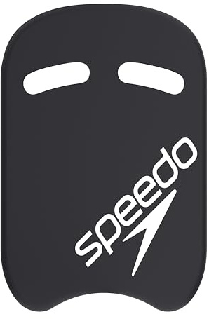 Speedo Kick Board Kickboard für Unisex Erwachsene, Schwarz/Weiß, One Size