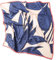 Prettystern Damen 65/65cm Crepe Satin Seide Halstuch Seidenschal Frühling Sommer Seiden-Tuch 36. weiß blau