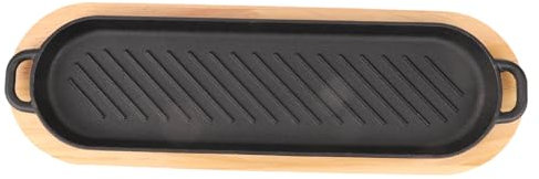 Piatto per Ghisa con Vassoio per Grigliate e Resistente con Amici e Famiglia