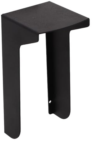 VICASKY Weatherproof Metal Doorbell Cover with Sun Shade and Weather Resistance for Outdoor Use, Black Iron Doorbell Hood and Fingerprint Lock Protector Suitable for Entry Gate Security