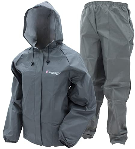 FROGG TOGGS Damen Ultra-Lite2 Wasserdichter atmungsaktiver Schutz-Regenanzug, Carbon, XX-Large