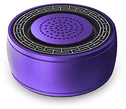 KuanDar Ele Bluetooth Speakers,Bluetooth 5.0 Wireless Portable Travel Bluetooth Speaker, Built-in Mic,FM Radio, TF Card Playing,Hands-Free,Enhanced Bass, purple