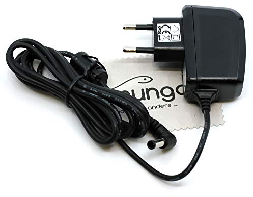 Ladegerät passend für Makita Baustellenradio BMR100, BMR100W, BMR101, BMR101W, BMR102, BMR102W, BMR103, BMR103B Ladekabel Kabel Netzladegerät OTB mit mungoo Displayputztuch