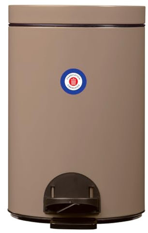 Poubelle de cuisine à pédale. Capacité 14L, Fabrication française, Seau intérieur amovible avec anse, Pratique ELORA ROSSIGNOL