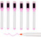 KUENG Whiteboard Marker Whiteboard Stifte Trocken Wischen Stift Trocken Wischen Marker Stifte Whiteboard Marker Stifte Magnetische pink,6pcs