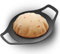 HAWKINS Futura 24 cm Cast Iron Tava, Cast Iron Tawa for Roti, Cast Iron Cookware for Kitchen, Black (CIT24)